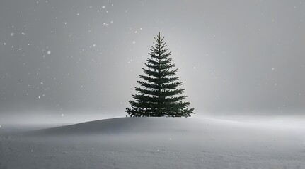 Obraz premium Minimal Christmas Background