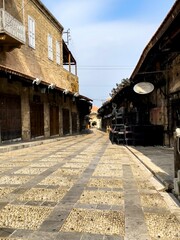 old city street in the Lebanese coastal city Byblos