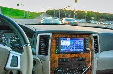 Car entertainment system in the early 2000