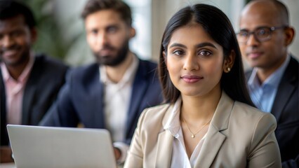 An Indian HR executive planning diversity recruitment strategies.
