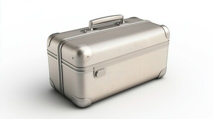 Stylish Silver Carrying Case for Travel or Storage