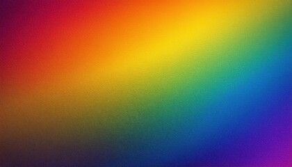 Fototapeta premium Vivid Gradient Spectrum Background. Rainbow Color Transitions from Purple to Red with a Smooth, Blurred Texture. Ideal for Web Design, Presentations, and Creative Projects with Copy Space
