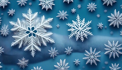 snow flake repeated pattern 