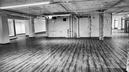 Setting up a large interior space