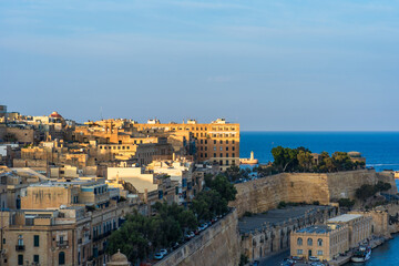 Fototapeta premium View of Valletta - the capital city of Malta