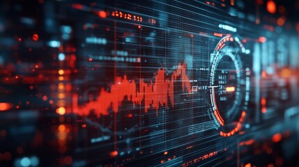 Obraz premium Market Microstructure Noise Estimation illustration in refined colorsshifted