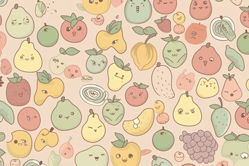 Obraz premium easter seamless pattern