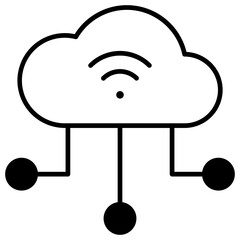 Iot  Icon Element For Design