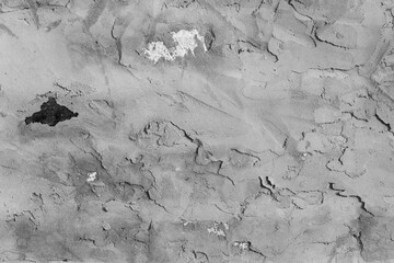 Grey concrete wall with natural defects. Fragment of the cement surface with natural texture....