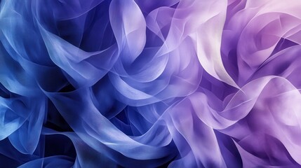 Obraz premium Abstract Purple and Blue Swirling Fabric Texture Background.