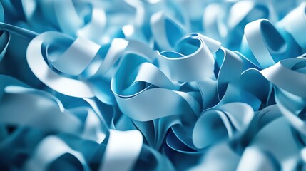 Obraz premium Abstract 3D shapes creating depth and dimension in the background