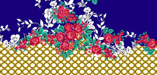 seamless beautiful wallpaper cards border design floral leaf vintage ornament Victorian geometric ethnic print paisley pattern