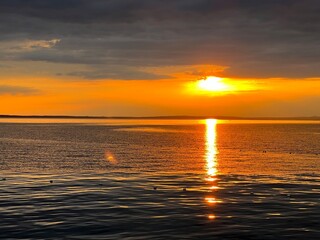 Sunset over the Adriatic Sea in Dalmatia (Starigrad-Paklenica, Croatia) - Sonnenuntergang ueber der Adria in Dalmatien (Starigrad-Paklenica, Kroatien) - Zalazak sunca nad Jadranskim morem u Dalmaciji