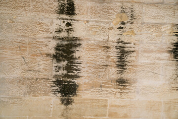 Grungy old stained wall texture