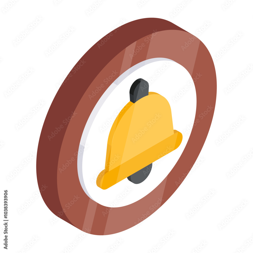 Poster       A trendy vector design of bell icon

