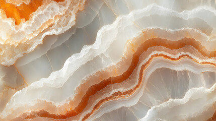 Abstract Brown and White Onyx Stone Texture Background.