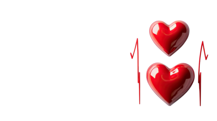 A stethoscope with a heart symbol, representing healthcare and cardiology, highlighting its role in diagnosis and patient care