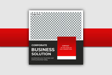 Client testimonials or customer feedback social media post web banner template
business social media post banner template