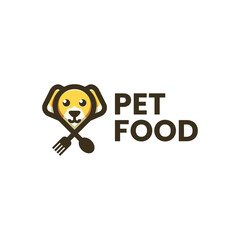 pet food logo vector