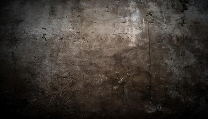 Obraz premium Close-Up of a Weathered and Cracked Concrete Wall with Dark Stains and Rough Textures. Perfect for Industrial, Urban Decay, or Gritty Grunge Themed Backgrounds and Artistic Designs