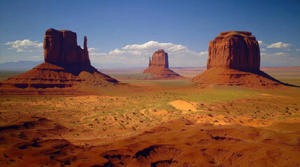 Naklejka premium Stunning Landscape with Scenic Views and Vibrant Colors