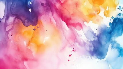 brightly colored abstract watercolor background bursts with dynamic hues, inviting creativity and expression. swirls and splashes create an energetic, vibrant composition