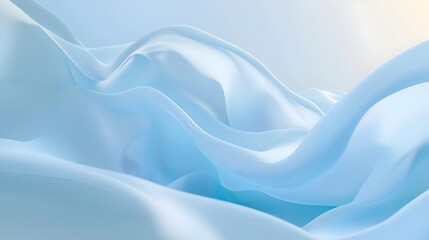 Obraz premium Serene Minimal Light Blue Gradient Background with Subtle Aesthetic Design