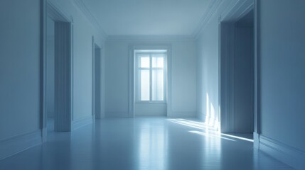 Fototapeta premium empty white room