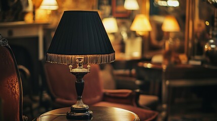 Elegant Table Lamp in a Luxurious Interior