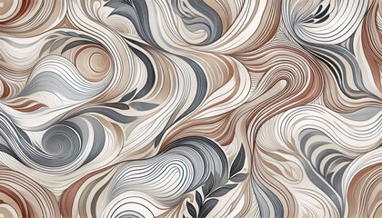 pattern with circles and swirls