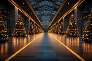 Holiday Cheer Fills the Airport as Travelers Head to Festive Destinations, Capture the Magic of Christmas Travel with These Stunning Images