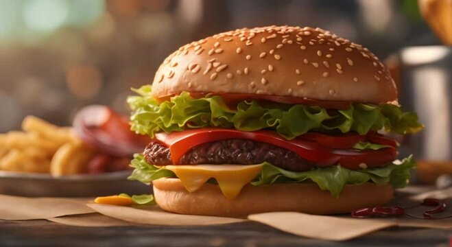 delicious and delicious burgers