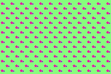 Green background, green background with pink stars, green pattern, stars, wall, pattern with stars, seamless pattern, green background, wall decoration, green, wrapping, fabric, paper, design, light