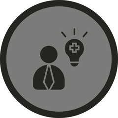 Positive Thinking Icon Design