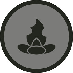 Firepit Icon Design