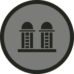 Naklejka premium Silo Icon Design