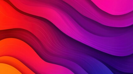 Obraz premium Colorful Abstract Waves Background Design