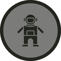 Space Suit Icon Design