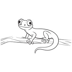 Vector illustration of a frog cartoon isolated on white background.