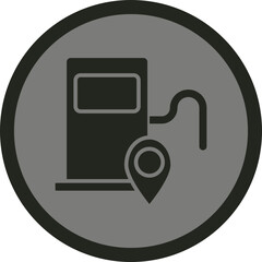 Obraz premium Gas Station Icon Design