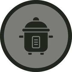 Rice Cooker Icon Design