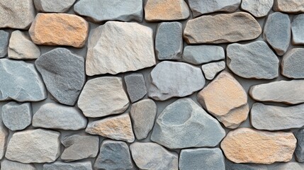 Obraz premium Natural Stone Wall Texture for 3D Backgrounds