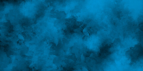 blue watercolor gradient paint grunge sky clouds texture, abstract painted clouds in sky in the winter morning, Light blue background with watercolor. 
