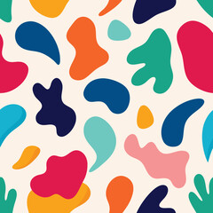 Seamless fabric shape pattern design