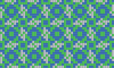 Seamless traditional woven pattern called Anyaman
