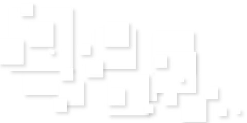 Abstract white square shape with futuristic concept background. abstract background with Many boxes of different sizes. buying with gadgets 3d design in geometric shape Banner web template background.