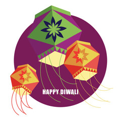 colorful lanterns, colorful lanterns celebrating diwali.