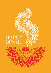 decorative diwali diya, indian festival celebration