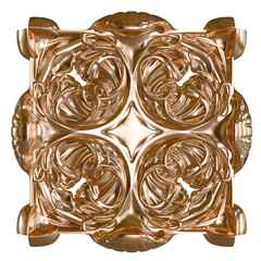 Classic Baroque Swirl – Luxurious Decorative Gold Pattern