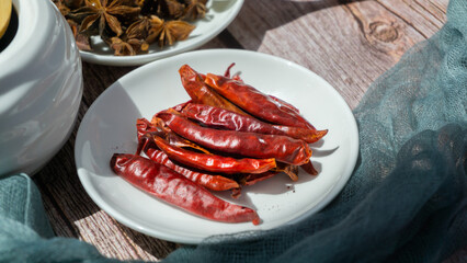 Chinese Cuisine Seasoning Chili Peppers